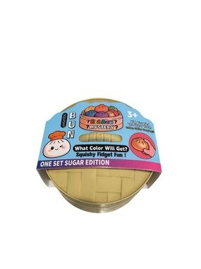 Mystery Rainbow Squishy Bun Dumpling Fidget Toy - Sugar Edition Blind Box 1ct
